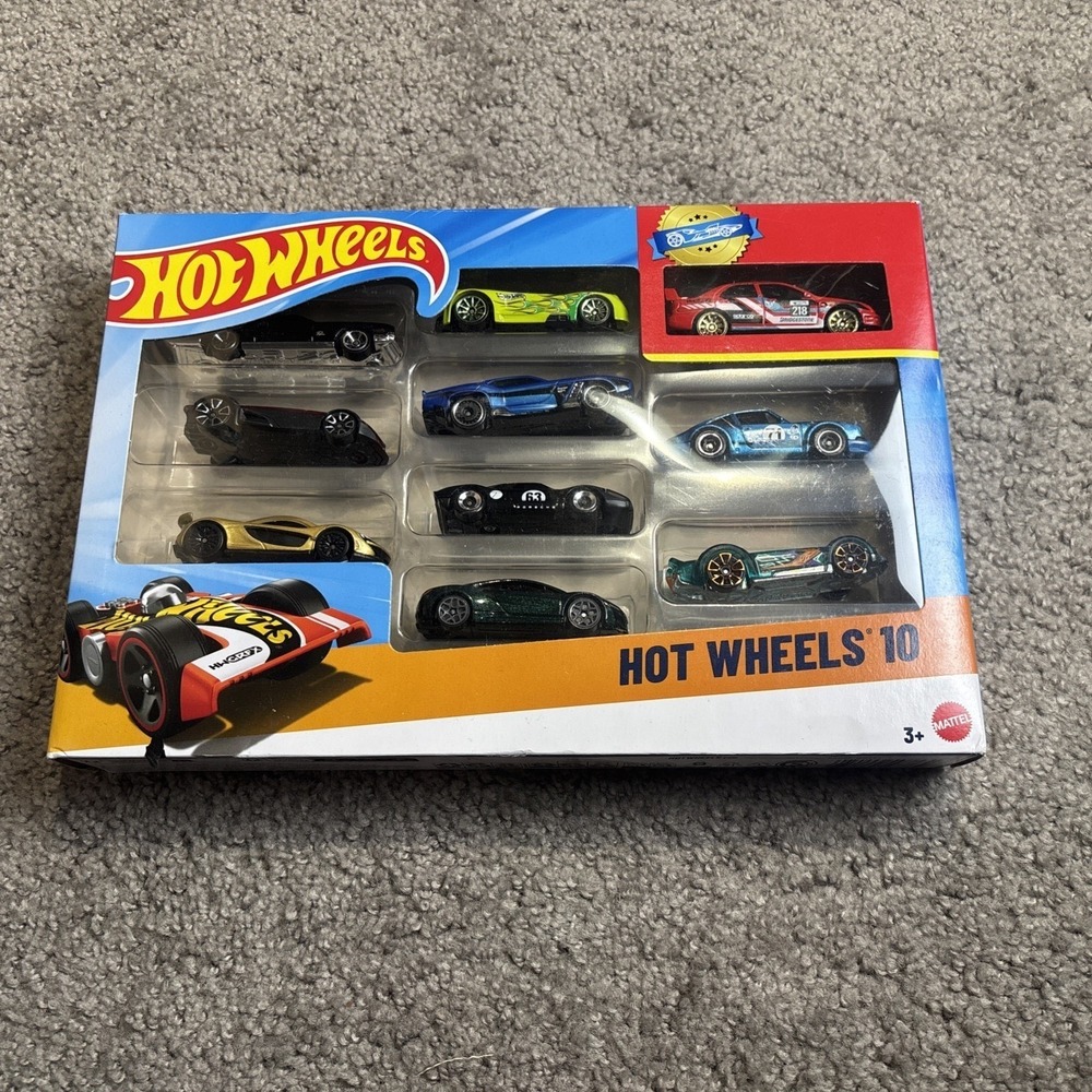 Hot Wheels 54886 1:64 Scale 10 Car Pack